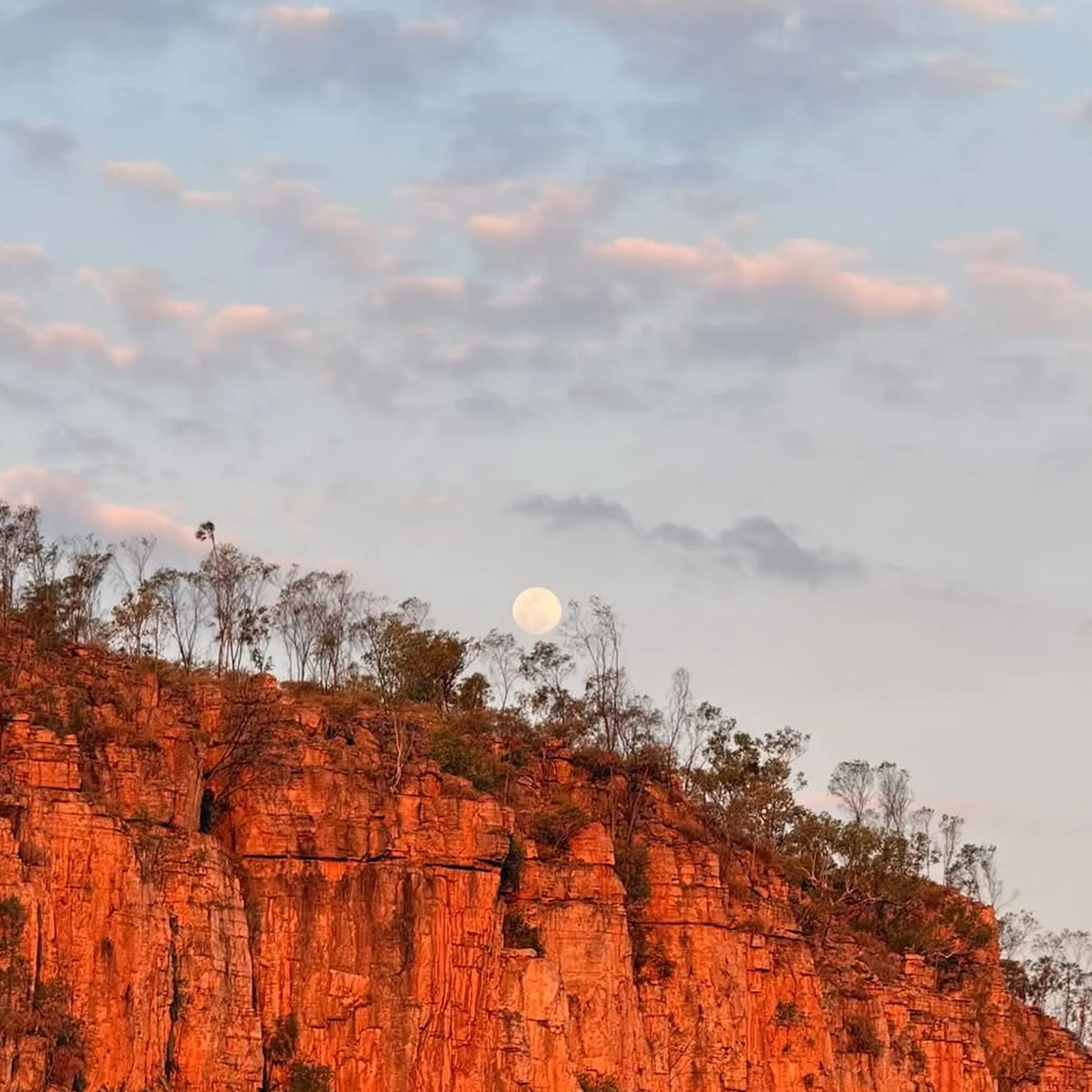 nitmiluk gorge cliffs and landscape