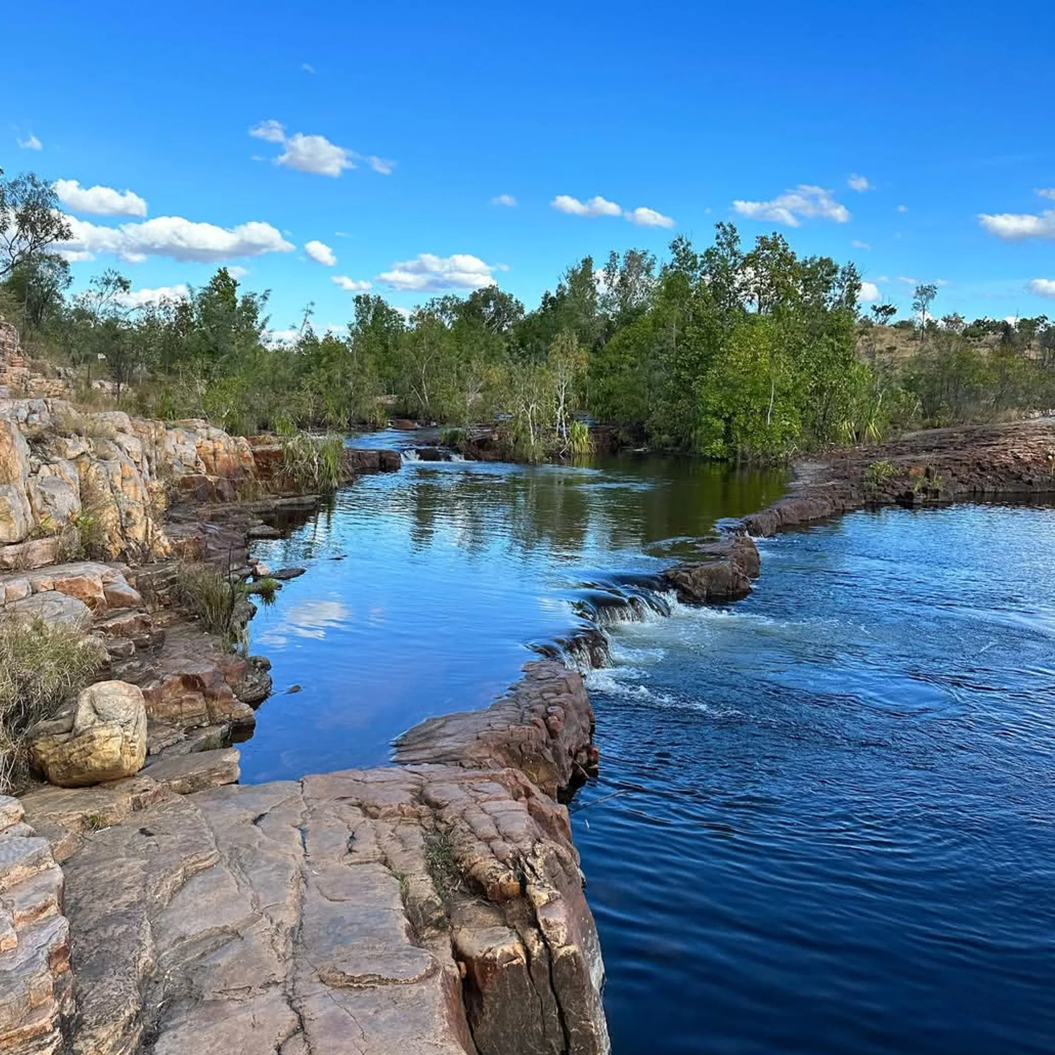 river gorge surrounded by bushland