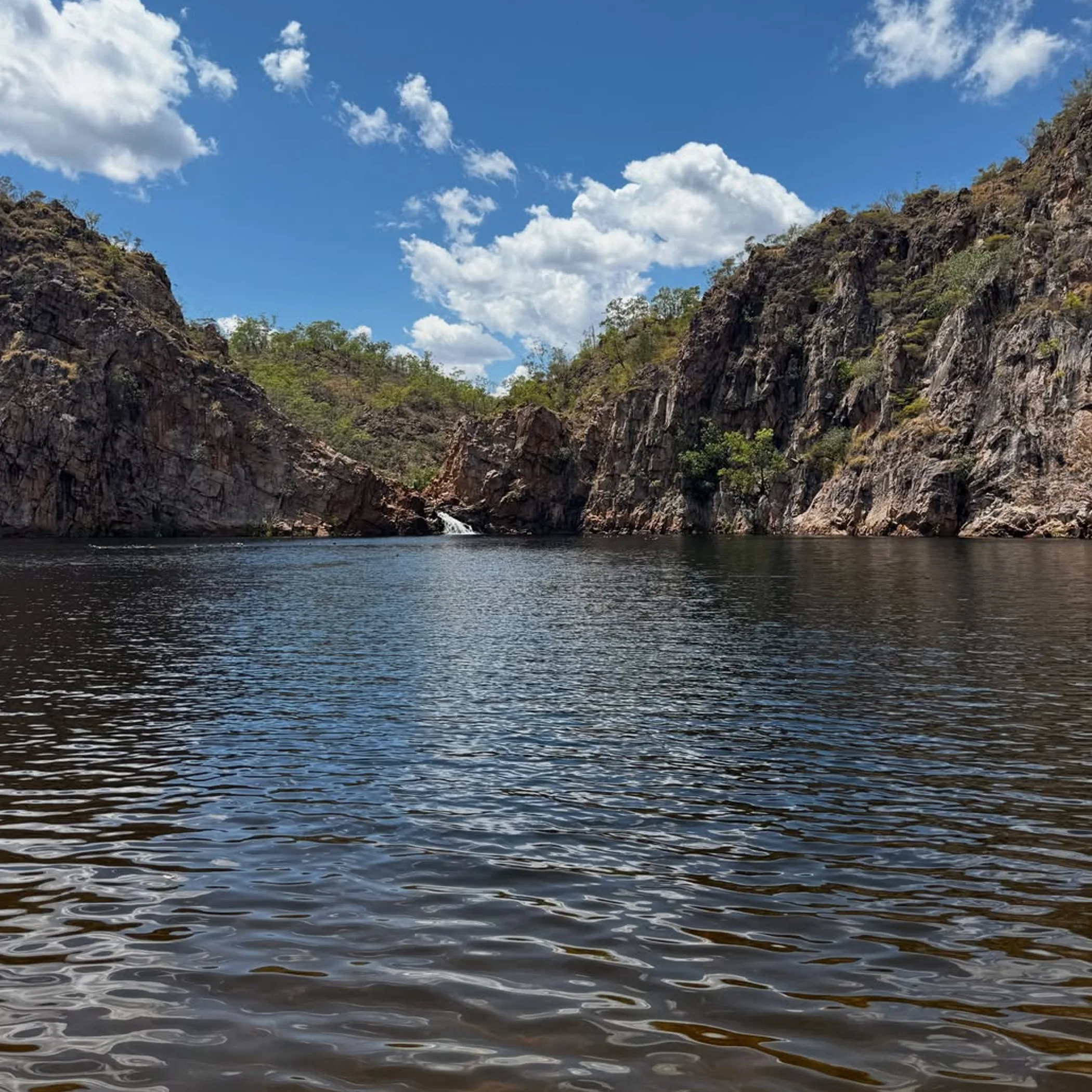 gorge landscape and water
